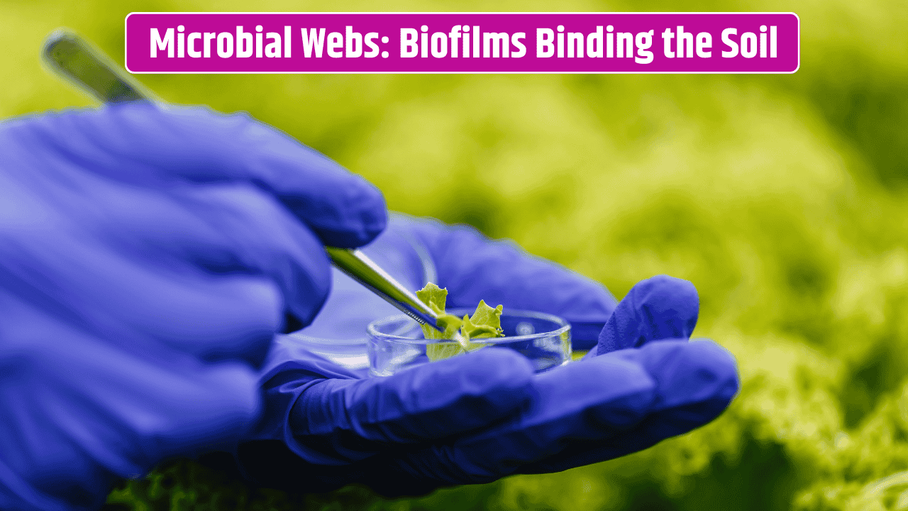 Harnessing Biofilms: Microbial Communities at the Heart of Soil Stability