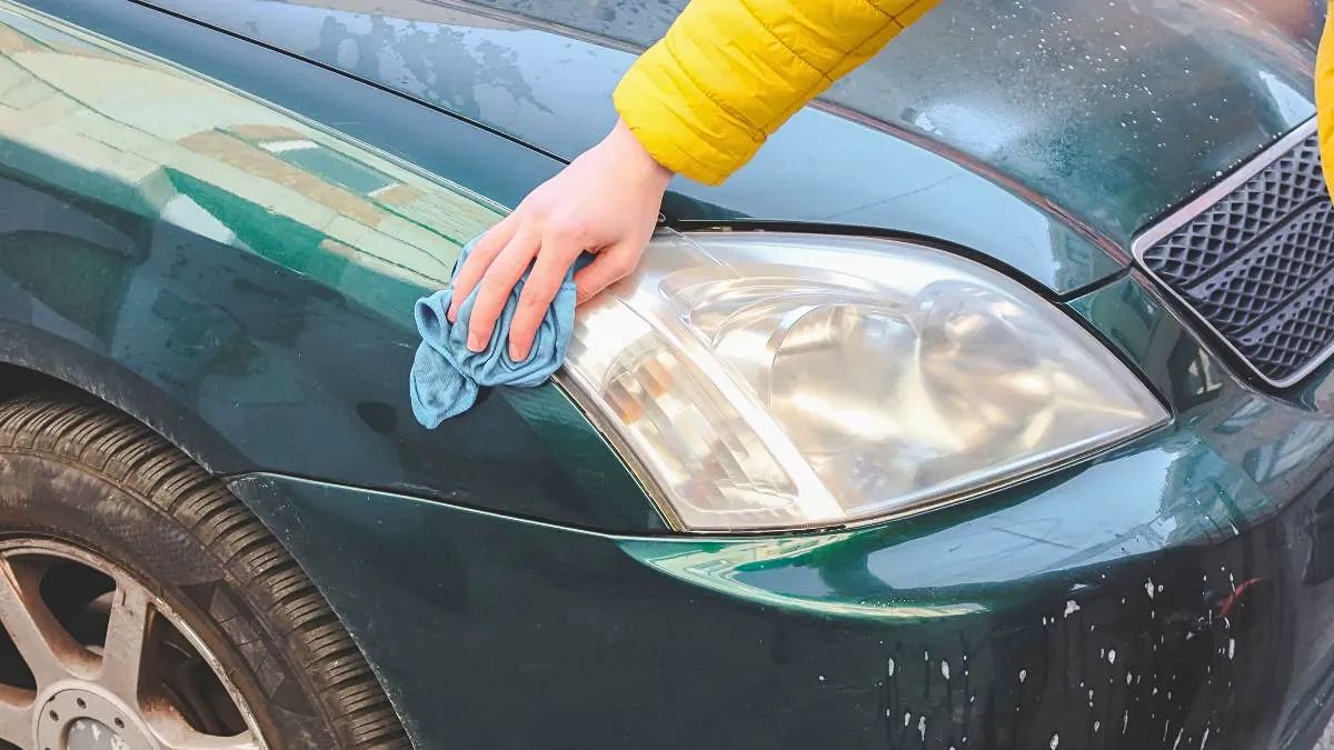 Headlight Cleaning Hack